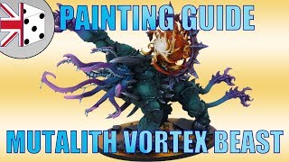 Warhammer Painting Guide Thousand Sons MUTALITH VORTEX BEAST [upl. by Llenrad]