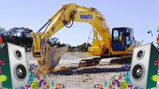 Top 5 Awesome Excavator Tricks [upl. by Nnylarak]