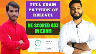 How to CRACK RELEVEL EXAM  Relevel Exam by Unacademy  SCORED 833 SCORE [upl. by Etnovert826]