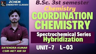 L3 Spectrochemical Series  Hybridization in complex compound  Law amp high spin complex chemistry [upl. by Elleuqram150]