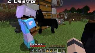 Etho MindCrack SMP  Episode 105 Horse Drag Race [upl. by Aliuqa]