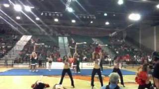 UTPA cheer and dance Demo 2011 Midnight Madness [upl. by Cassil394]