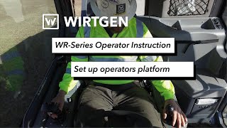 WRSeries Operator Instruction Set up operators platform [upl. by Enitsuj334]