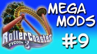 Roller Coaster Tycoon 3  Mega Mods  Part 9  Monorail [upl. by Nevuer]