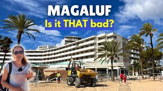 MAGALUF Holidaying on a Building Site in Majorca Mallorca [upl. by Desdee]