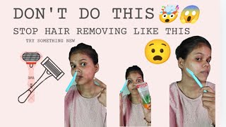 We Tried the Most Effective Hair Removal Techniques😱🤯makeupwithpriyabhagat1111 hairremov [upl. by Rafaelof]