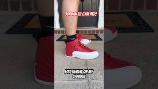 Jordan 12 Gym Red Full review on my channel jordan shoes review [upl. by Egwin772]