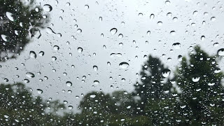 Rain on Car Windshield  Raining on Car  for Sleeping Relaxing Studying Rain on Windscreen [upl. by Gnas291]