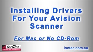 Installing Drivers amp Connecting your Avision Scanner  Mac or no CDROM [upl. by Aihsrop590]