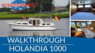 Hollandia 1000 GSAK  Schepenkring jachtmakelaars  Krekelberg Nautic [upl. by Purdy]