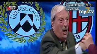 DirettaStadio 7Gold Udinese Milan 11 Tiziano Crudeli quotTUTTI A CASAquot [upl. by Judah]