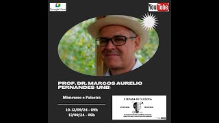 Minicurso A leitura filosófica desafios fenomenológicohermenêuticos  Marcos Aurélio UnB  23 [upl. by Mikes324]