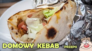 Szybki Domowy Kebab  przepis na domowego kebaba i sos czosnkowy  Malinowy Nos w kuchni [upl. by Nitsud700]