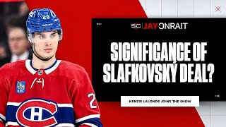 How significant was Juraj Slafkovský’s deal  Jay on SC [upl. by Airdnahc114]