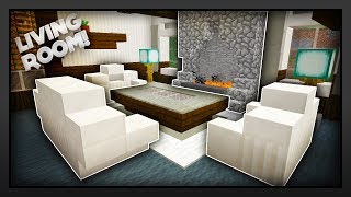 Minecraft  How To Make A Traditional Living Room [upl. by Animar93]