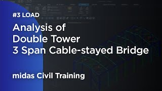 Cablestayed bridge analysis3 loads and prestress calculation midas Civil tutorial [upl. by Sonny301]