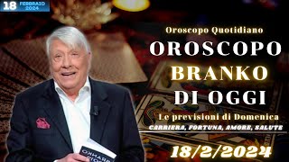 Oroscopo di Branko del 1822024  Oroscopo del fine settimana [upl. by Aneej]