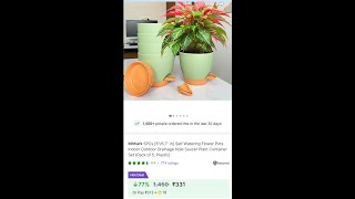 Fancy Pots Ordered from Flipkart  Genuine Feedback [upl. by Richman498]