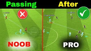 How to Passing Like PRO  Use This Strategy Tutorial Skills  efootball 2024 Mobile [upl. by Nedi]