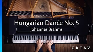 Iconic Johannes Brahms  Hungarian Dance No 5 Amazing Piano Performance [upl. by Lauritz]