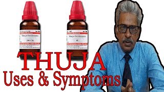 Thuja  Symptoms and Uses in Homeopathy by Dr PS Tiwari [upl. by Greff]