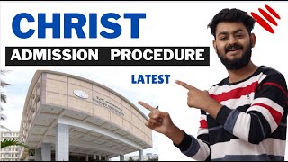 Latest admission procedure of Christ university for BBA and Bcom  2024 [upl. by Mathis]