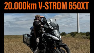 VStrom 650 XT 2018 Avis A2  20000 km [upl. by Nwahsyar]