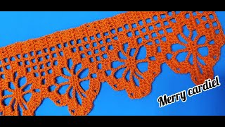 COMO TEJER PUNTILLA O BORDE A CROCHET [upl. by Asenad]