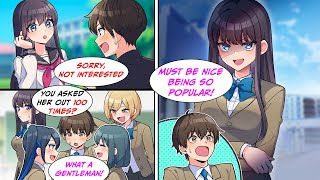 Manga Dub I became popular after everyone found out that I asked her out 100 times RomCom [upl. by Gallenz]