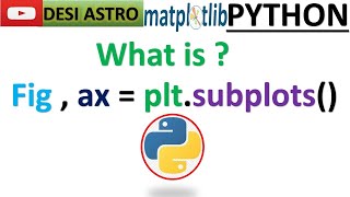 Python Data Visualization A Comprehensive Tutorial on fig ax  pltsubplots in Matplotlib [upl. by Dunning]