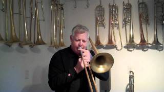 Conn 6H vs King 3B Trombone Play Test at The Brass Exchange [upl. by Gnehs]