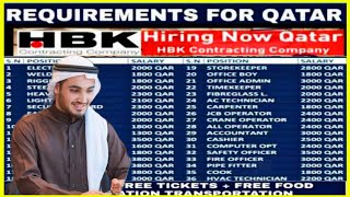 QATAR JOBS 2024 ∆ AFTER VISA PAYMENT ∆ DIRECT CV SELECTION ∆ QATAR JOBS [upl. by Andrea]