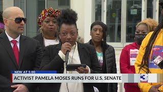 BLM activist Pamela Moses running for Independent US Senate seat [upl. by Cir]