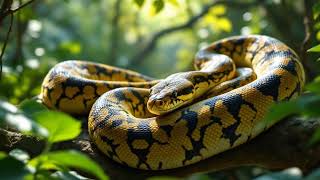 The Reticulated Python Malayopython reticulatus is one of the world’s longest and heaviest snake [upl. by Enailuj62]