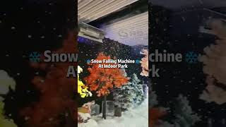 ☑ Experience Snow Fun Indoors  Snow Machine for Ice amp Snow Parks [upl. by Annet186]