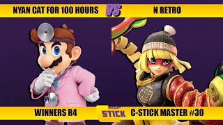 nyan cat for 100 hours Dr Mario vs N Retro Min Min King K Rool  CStick Master 30  WR4 [upl. by Elylrac]