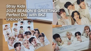 Stray Kids 스트레이 키즈 2024 SEASON’S GREETINGS  Perfect Day with SKZ unboxing [upl. by Placidia]