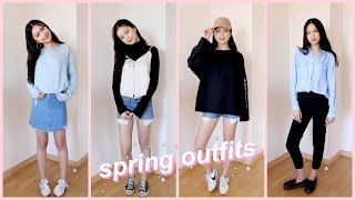 Korean Fashion SPRING OUTFIT IDEAS🌷 [upl. by Autry]