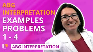 Arterial Blood Gas ABG Interpretation  Example Problems 14  LevelUpRN [upl. by Eiramllij]