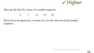 Linear nth term  Foundation and Higher GCSE  JaggersMaths [upl. by Sladen]