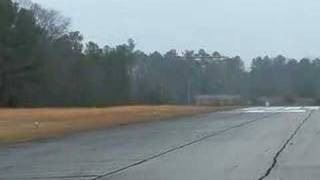 Floatplane lands in grass 142007  Hartselle Al airport [upl. by Cathe811]