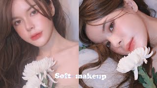 Soft makeup แต่งหน้าไม่ใช้รองพื้น งานผิวฉ่ำโกลผิวสุขภาพดี ✨ [upl. by Naujad756]