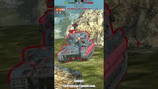 Obj268 in Action wotblitz tanksblitz [upl. by Eirol]