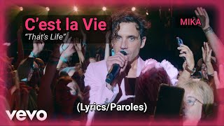 MIKA  Cest la Vie EnglishFrançais LyricsParoles [upl. by Euqnomod]