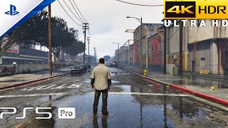 GTA 5 PS5 PRO 4K 60FPS HDR Ray Tracing Gameplay [upl. by Naihtsirc]