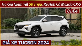 Xe Hyundai Tucson hạ giá niêm yết tháng 04 đến 50 triệu Và giảm thêm tiền mặt Rẻ hơn xe CX 5 [upl. by Schug]