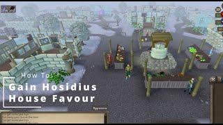 How To Gain Hosidius House Favour OSRS [upl. by Lowney603]