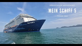 Asienkreuzfahrt 2024 mit Singapur auf der Mein Schiff 5 [upl. by Calvo391]