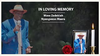 FARE THEE WELL ZEDEKIAH NYANGWESO MAERA [upl. by Htebirol]