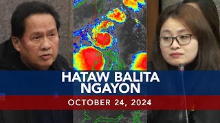 UNTV Hataw Balita Ngayon  October 24 2024 [upl. by Margalit110]